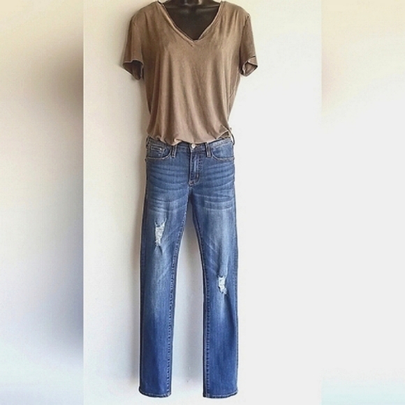 Buffalo David Bitton Faith Straight Stretch Midrise Jean - Picture 7 of 11